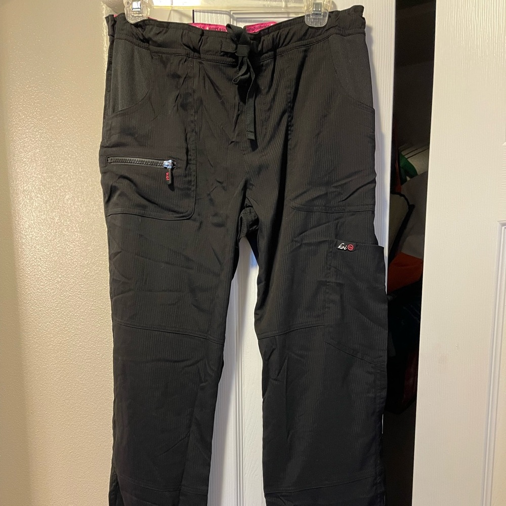 Koi lite black scrub bottoms